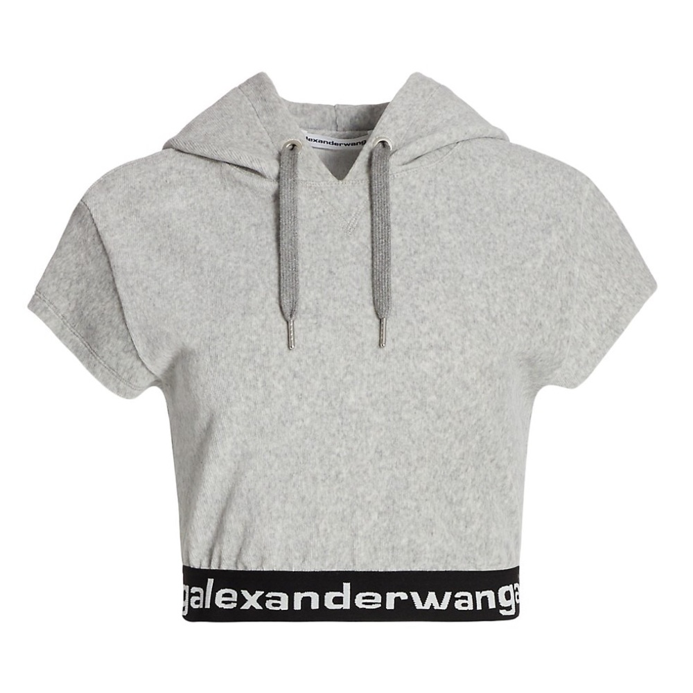 Alexander Wang t Stretch Corduroy Hooded T-Shirt